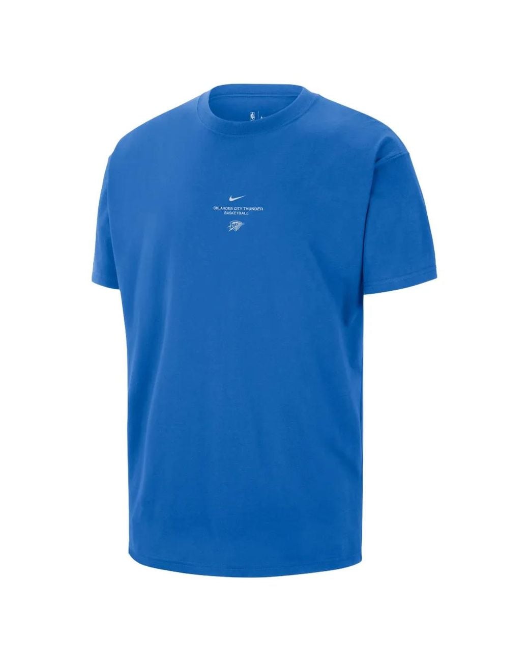Nike Blue X Nba Oklahoma City Thunder T-Shirt for men