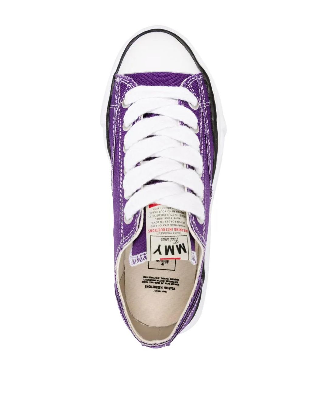 Maison Mihara Yasuhiro Purple Peterson Canvas Sneakers for men