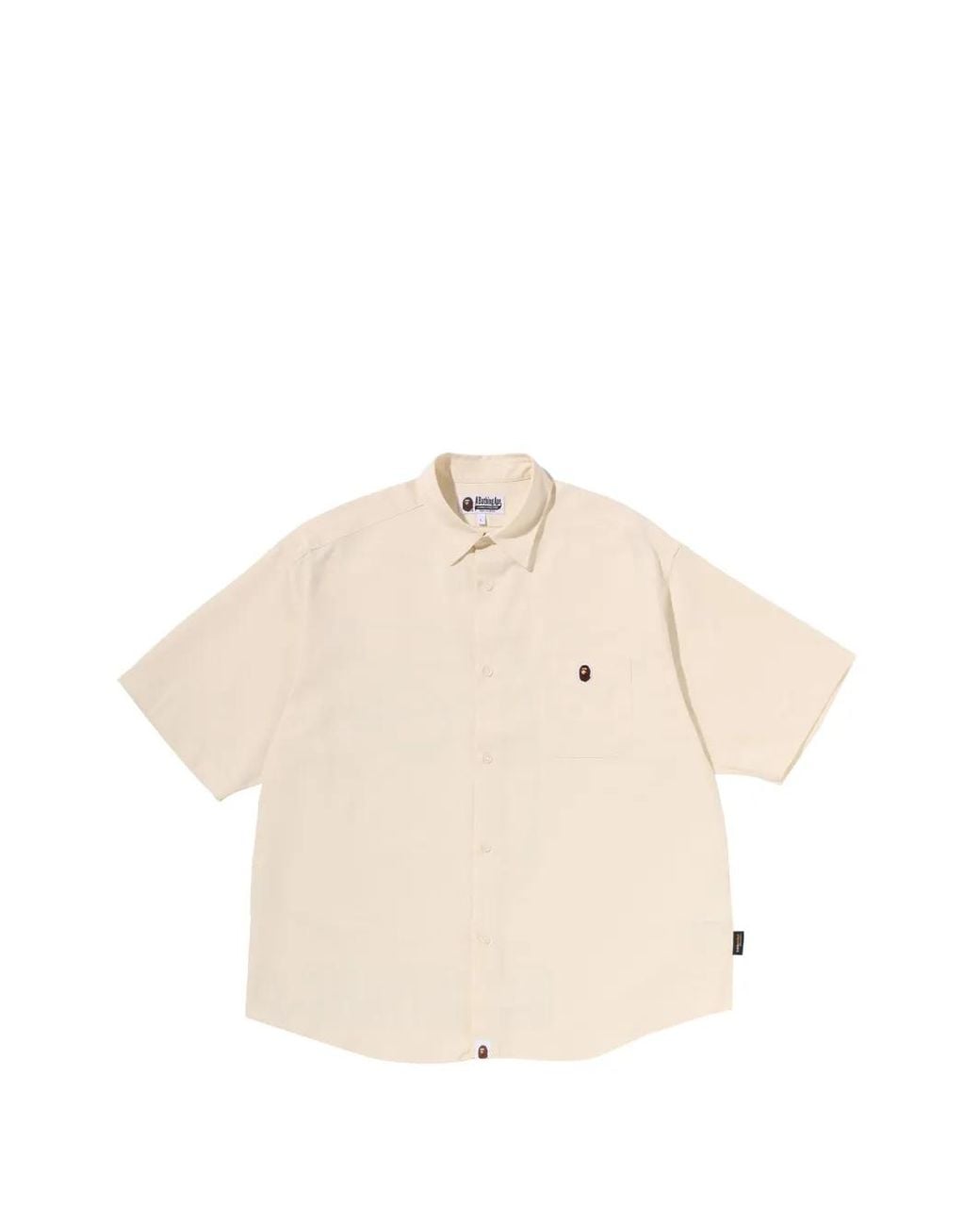 A Bathing Ape Natural T-Shirt Ape Head À Logo Imprimé for men