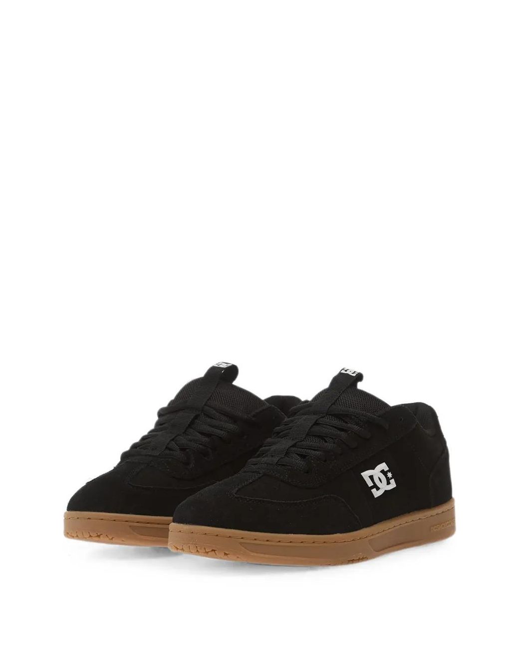 DC Shoes Black Astrix S Logo-Patch Sneakers for men