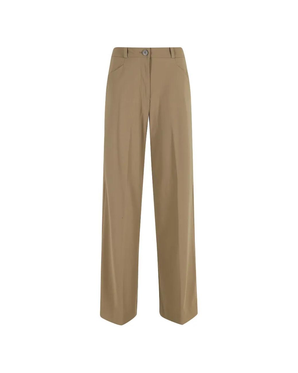 Rrd Natural Button Trousers