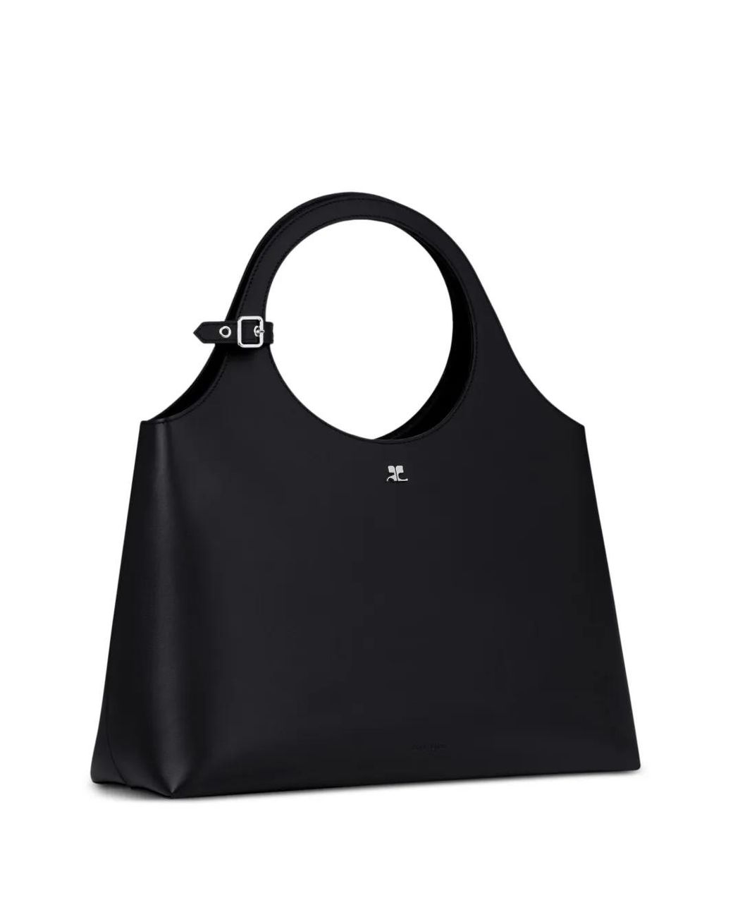 Courreges Black Large Holy Day Tote Bag