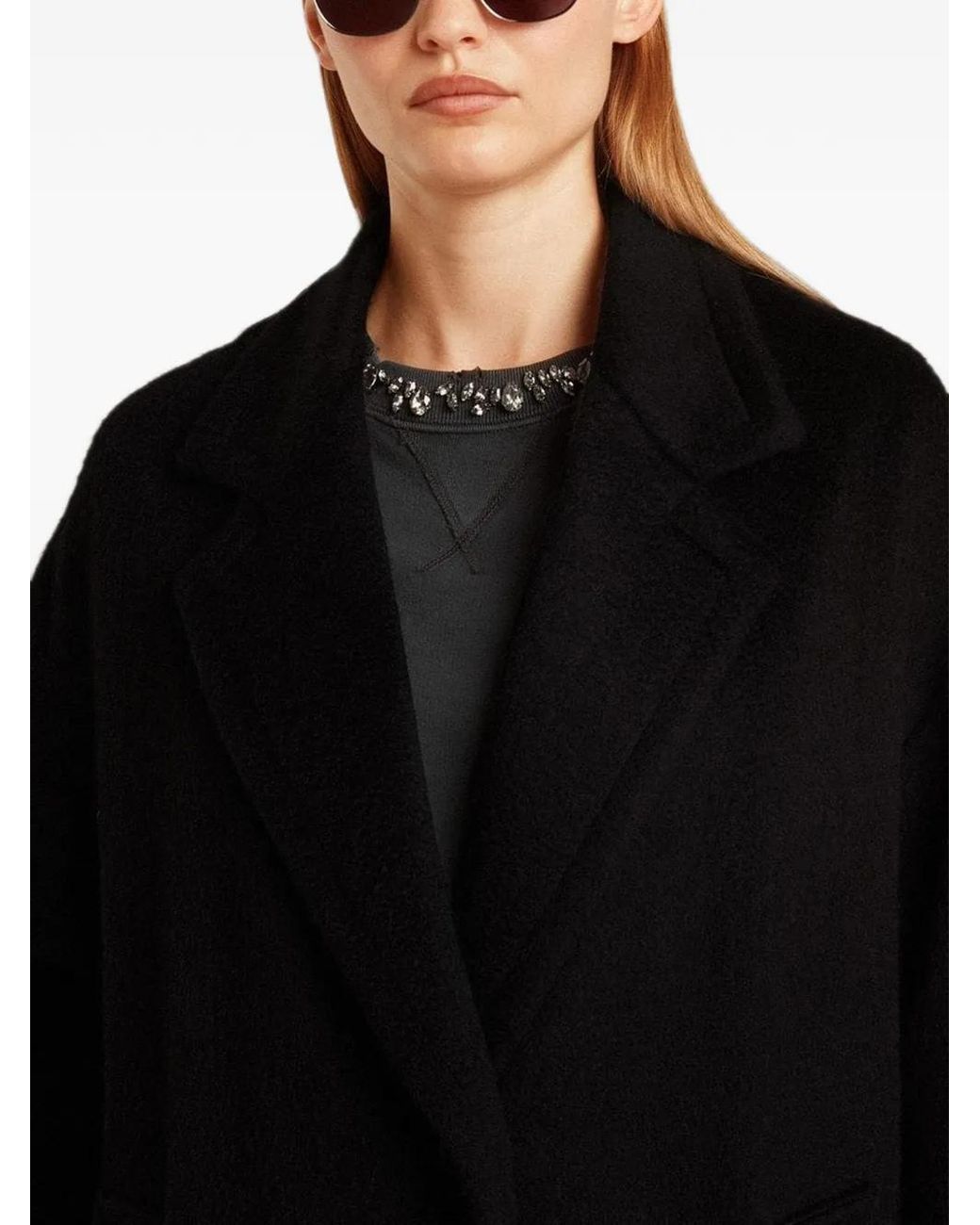 Golden Goose Deluxe Brand Black Golden Single Breasted Coat