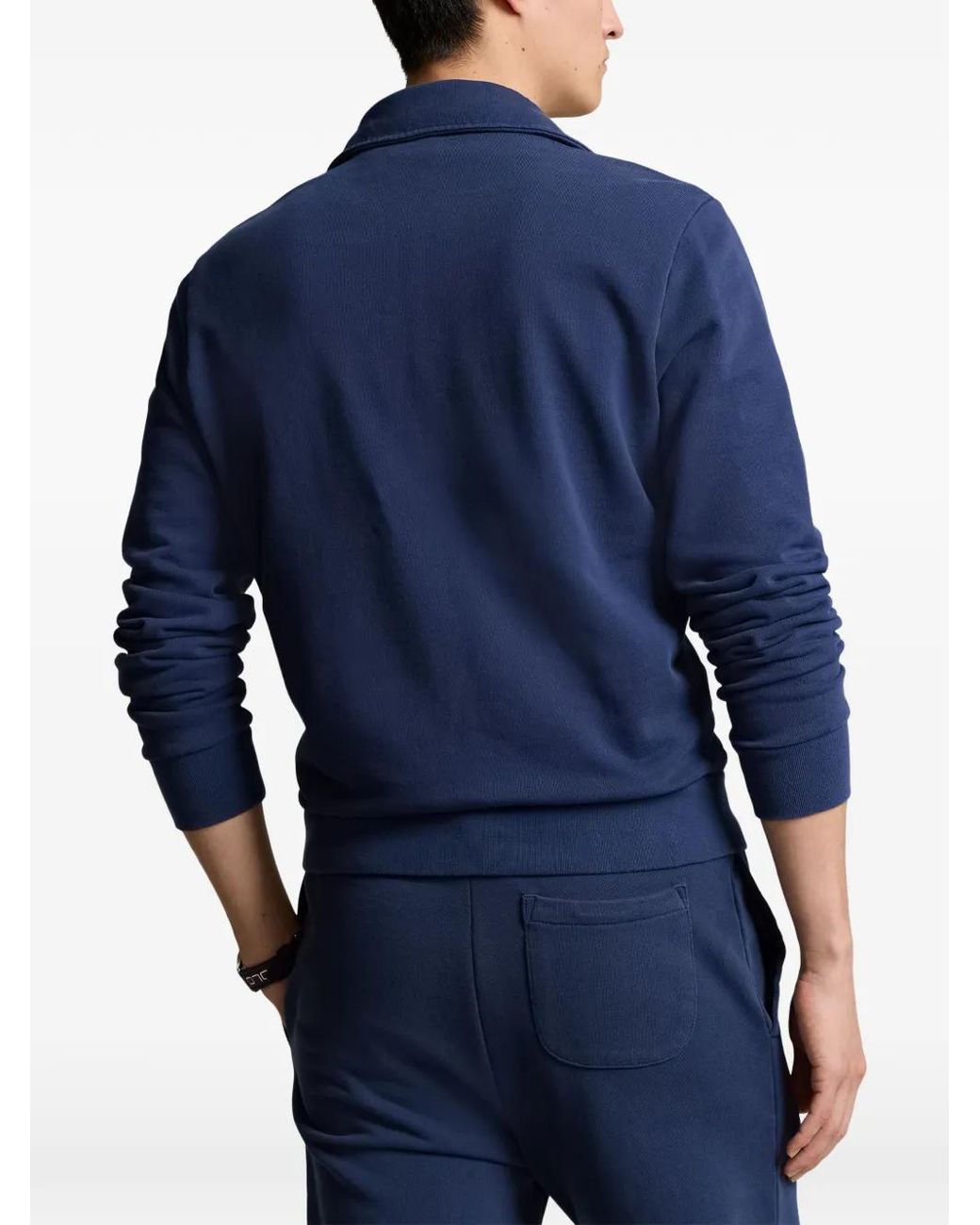 Polo Ralph Lauren Blue Zip-Fastening Sweatshirt for men