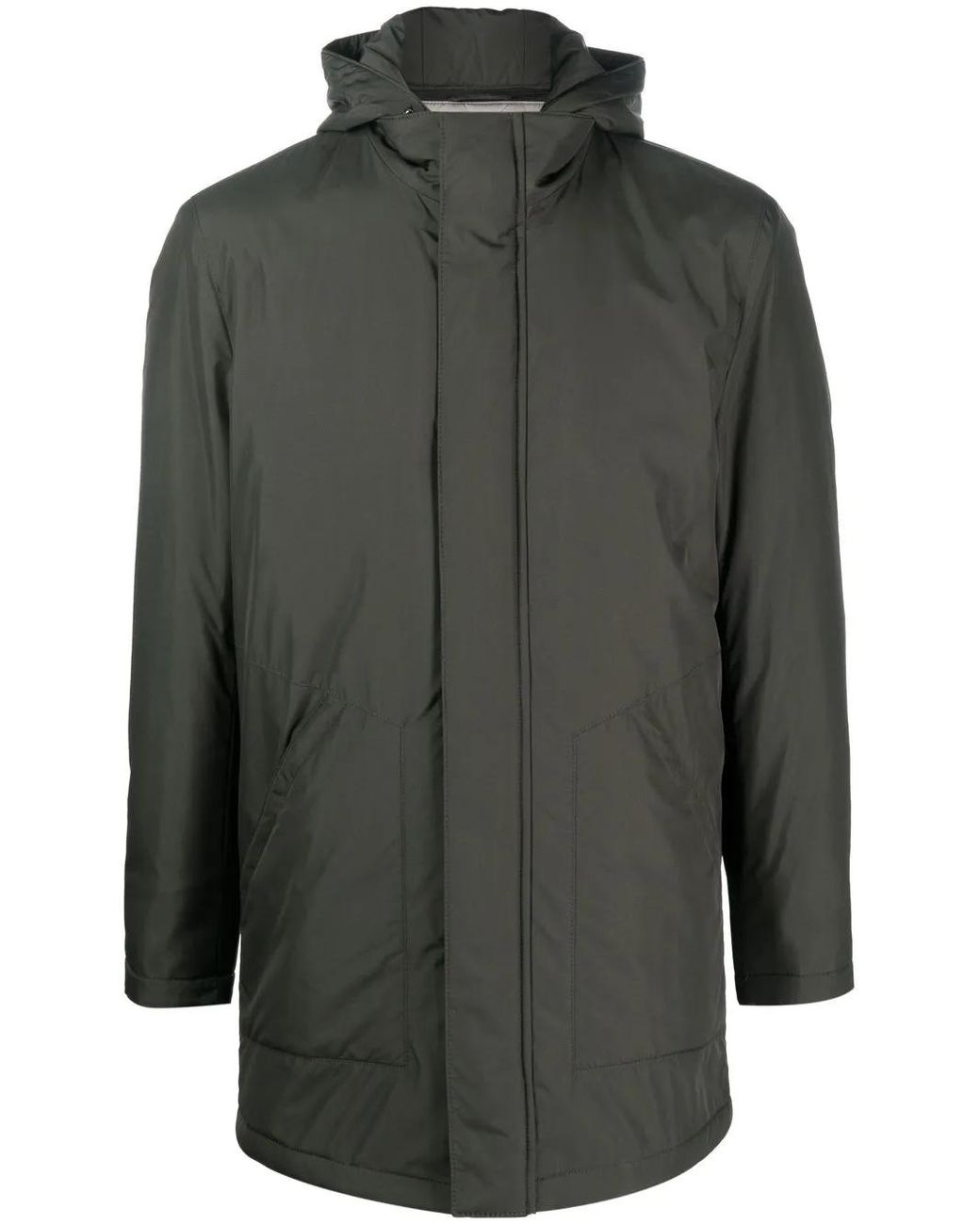 Corneliani Jas Met Capuchon in het Gray voor heren