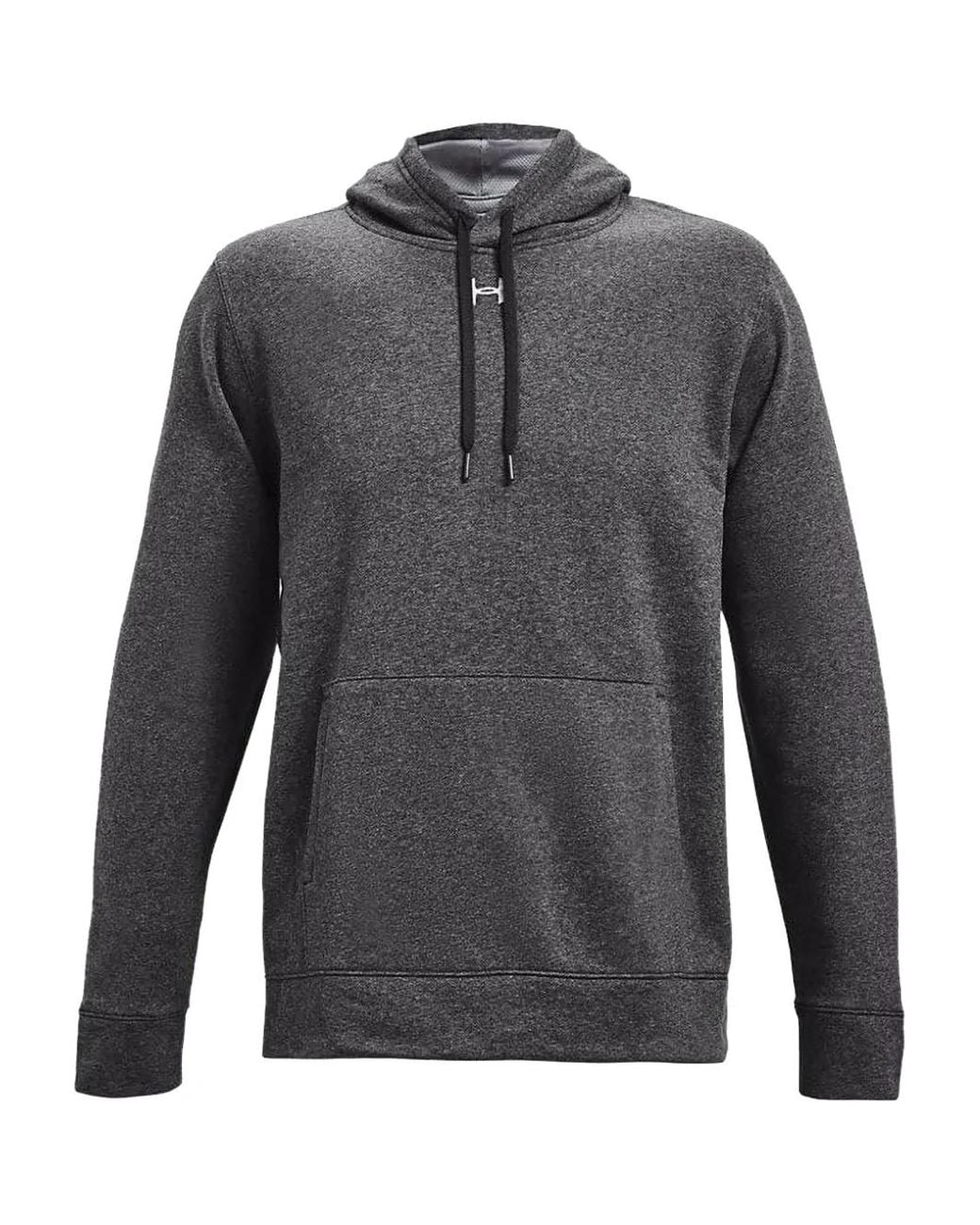 Under Armour Gray Hustle Fleece Hoodie for men