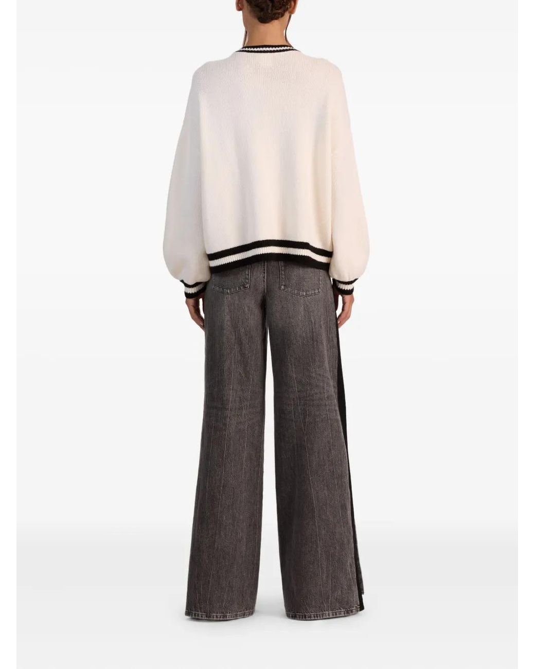 Alice + Olivia White Ogden Not Sorry Sweater