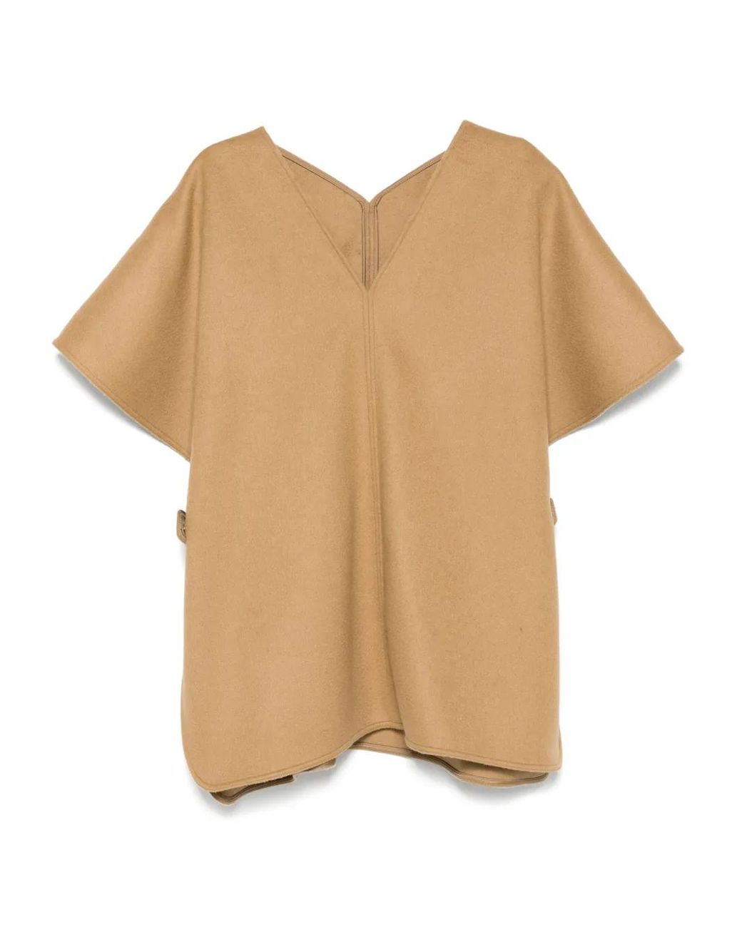 Moncler Natural Wool-Blend Poncho