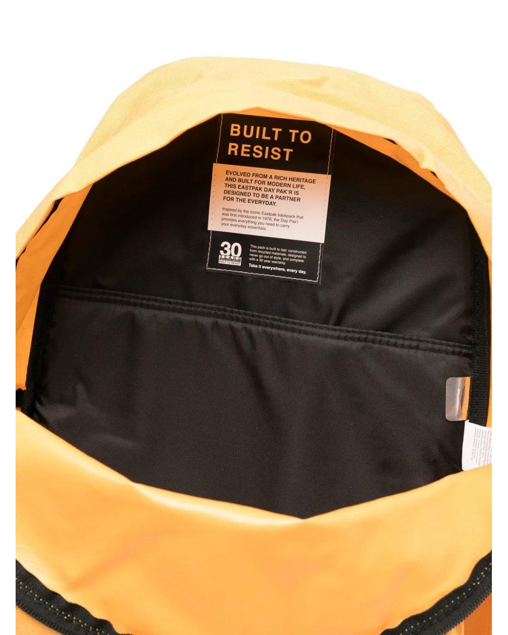 Eastpak Orange Day Pak'R Zip-Fastening Backpack for men