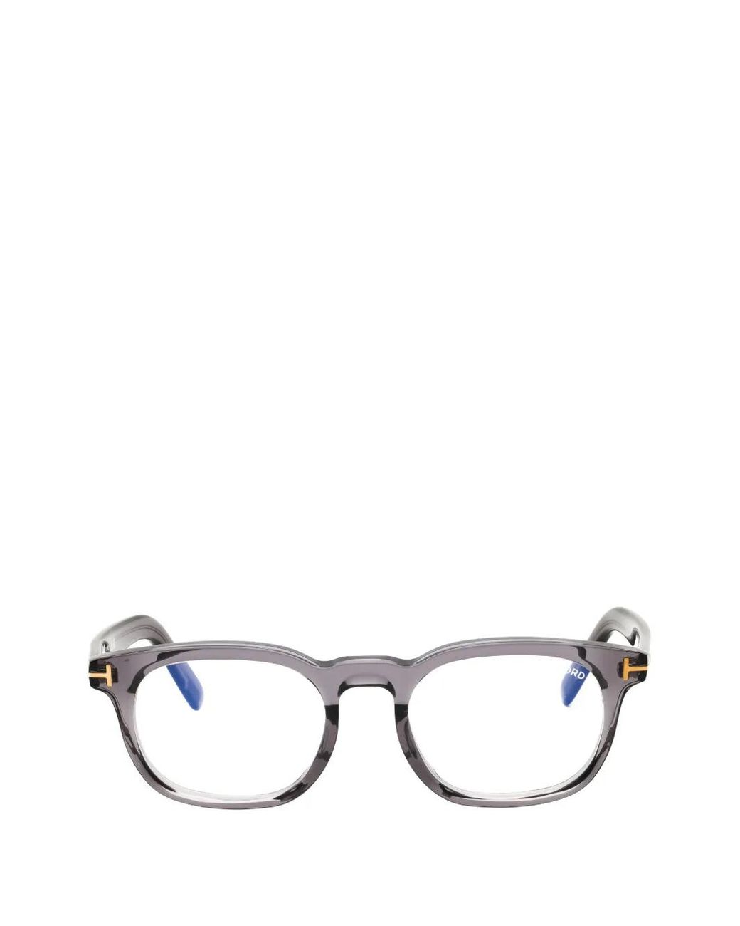 Tom Ford Gray Square-Frame Glasses for men