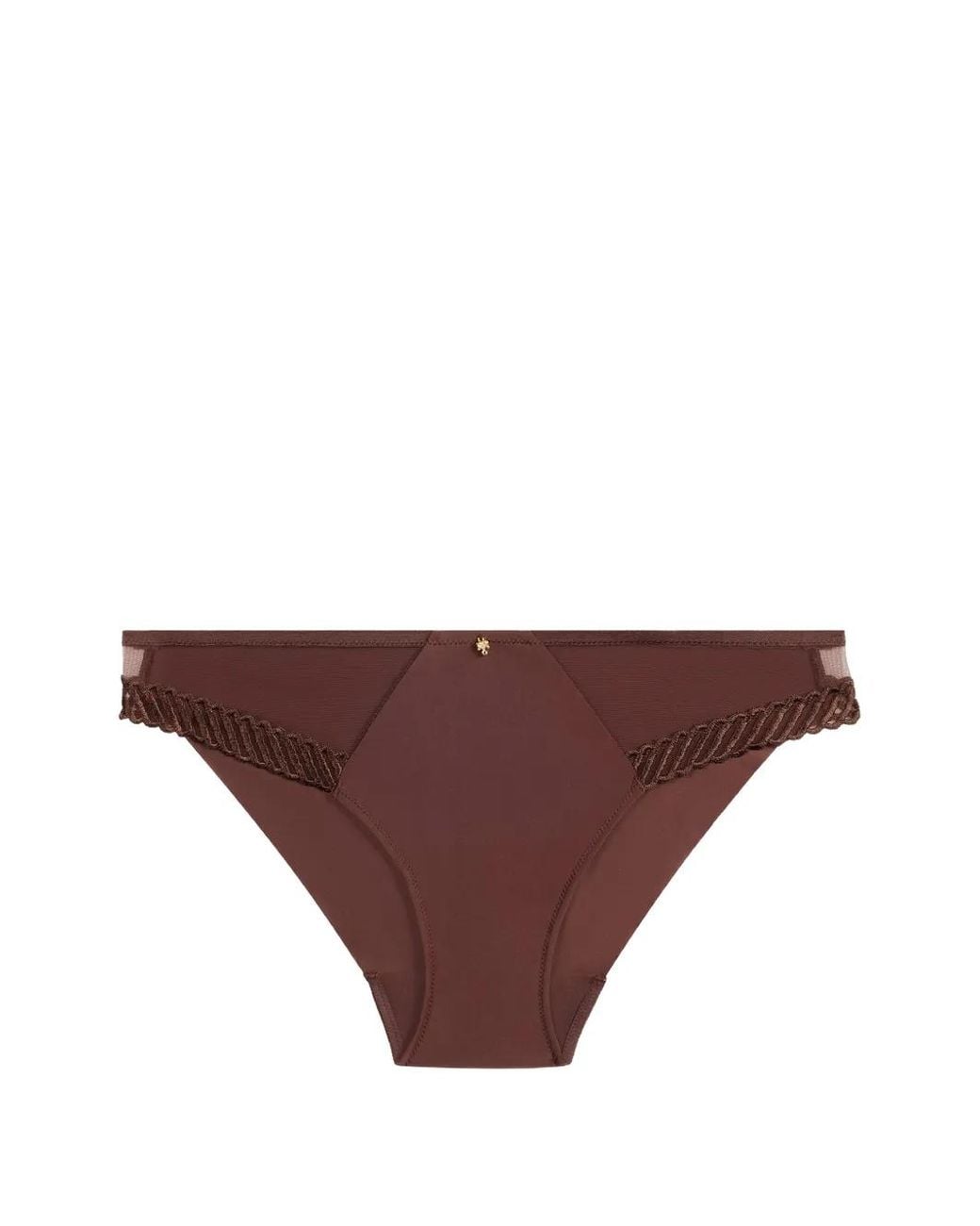Aubade Brown Sheer Emotion Briefs