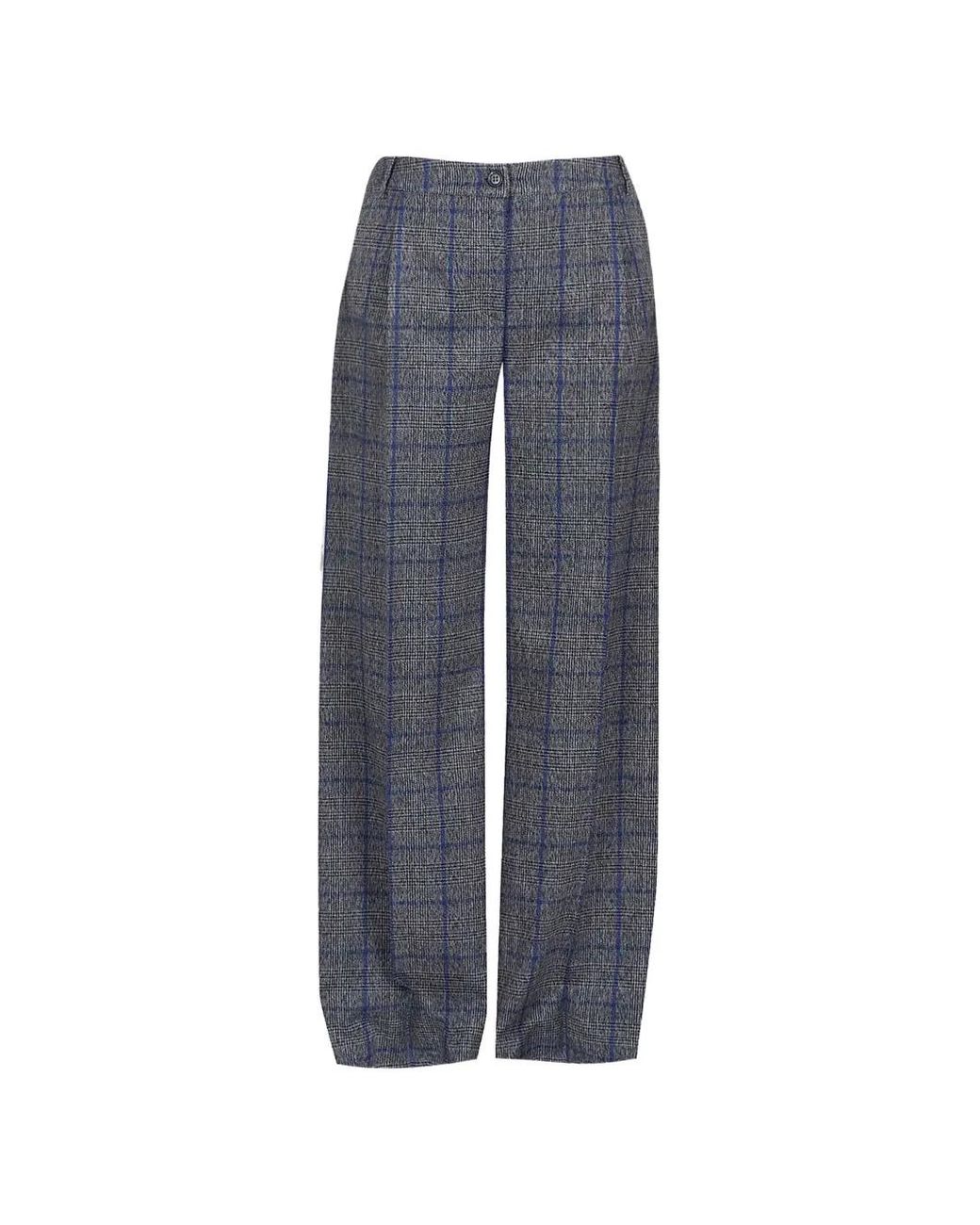 Purotatto Blue Wide-Leg Trousers