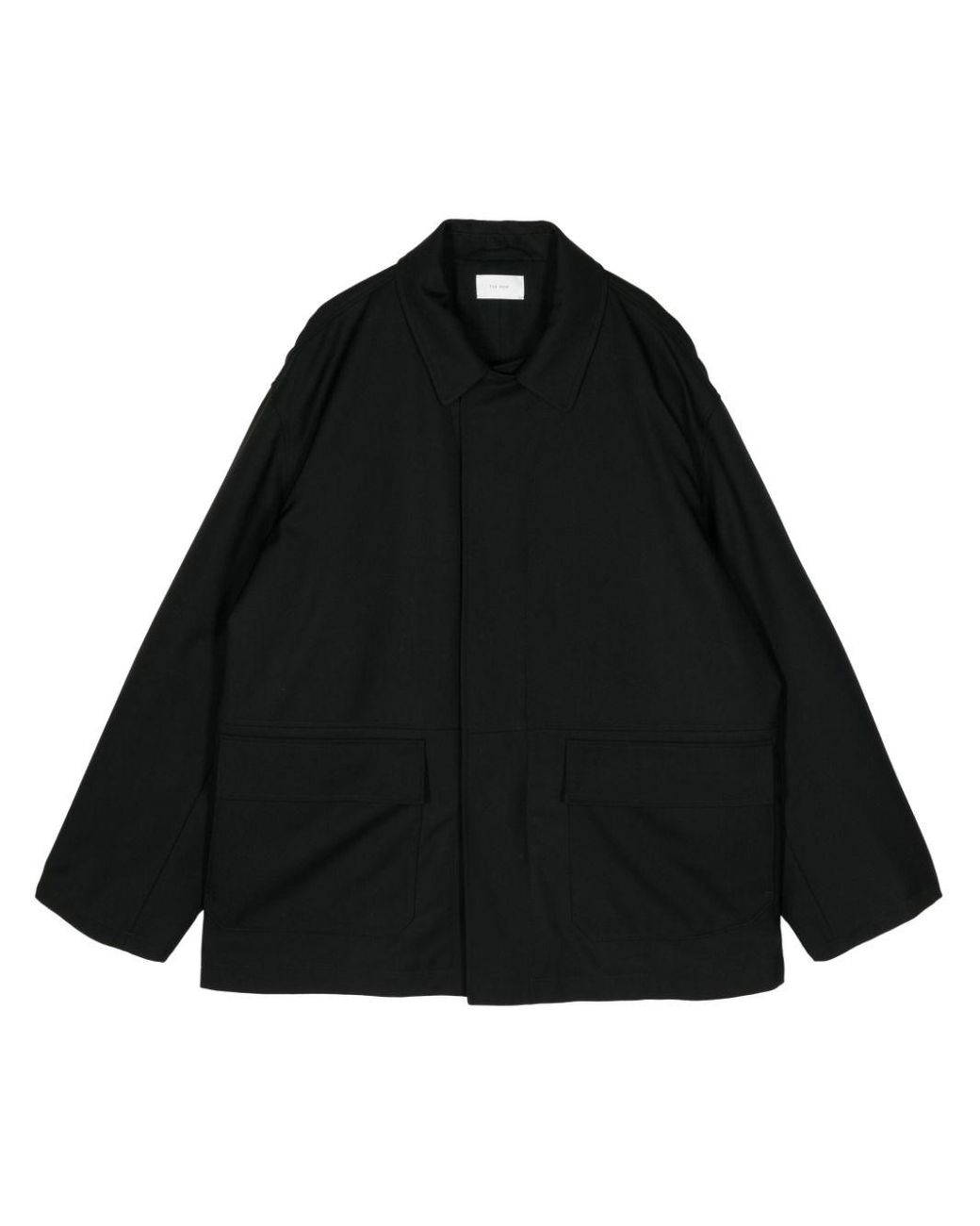 Frankino Jacket Black in Wool – The Row