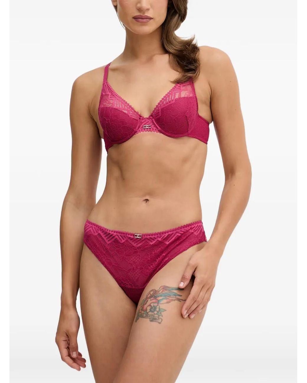 Chantelle Origins Floral-Lace Underwired Bra