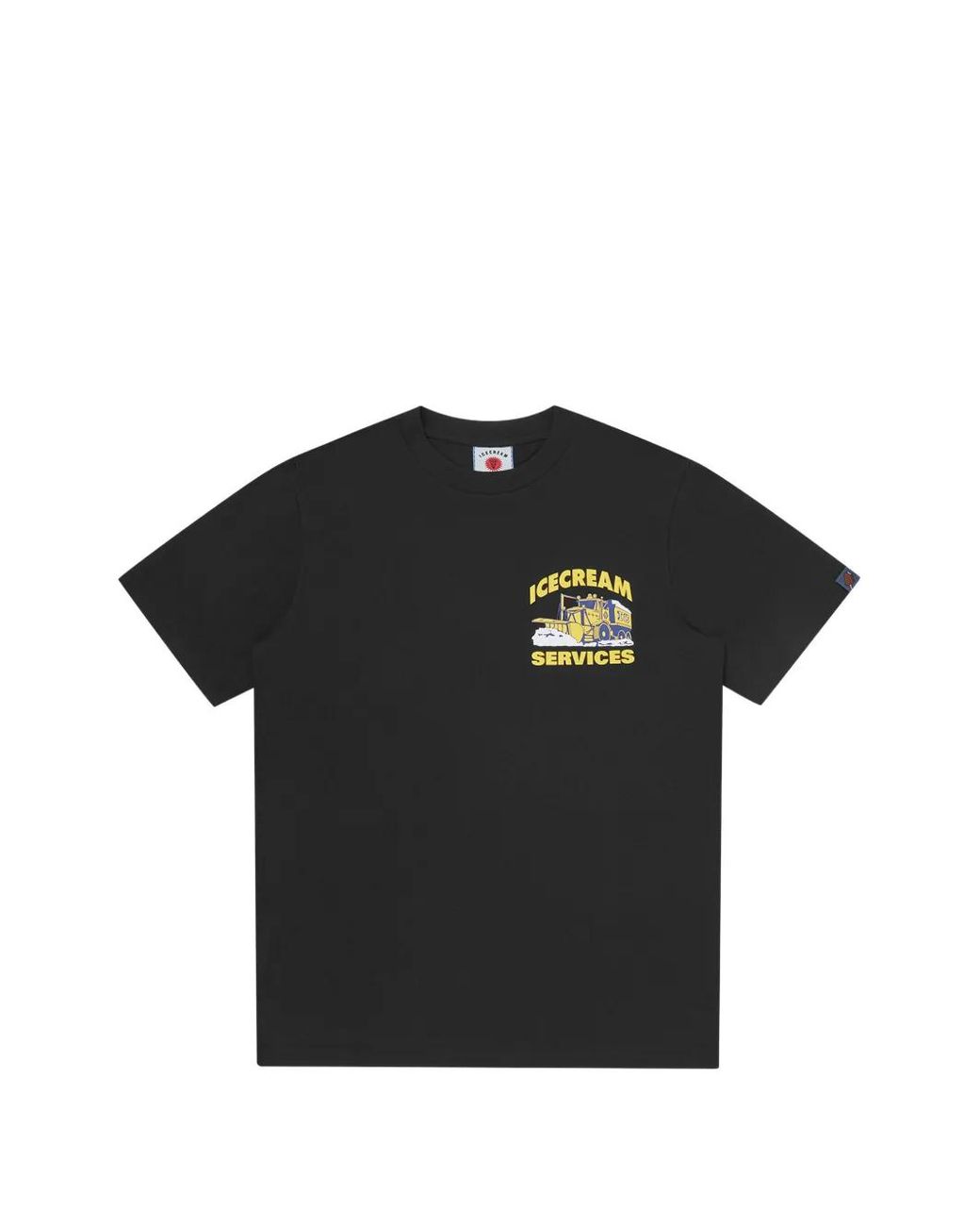 ICECREAM Black Crew-Neck T-Shirt for men