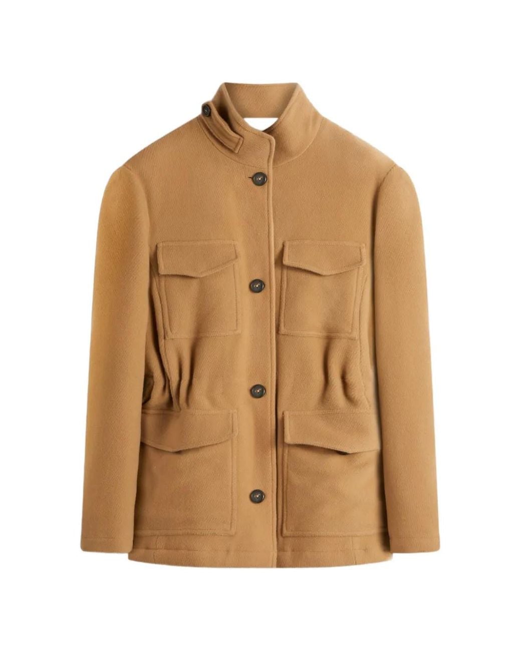 Ballantyne Brown Button-Fastening Pocketed Jacket
