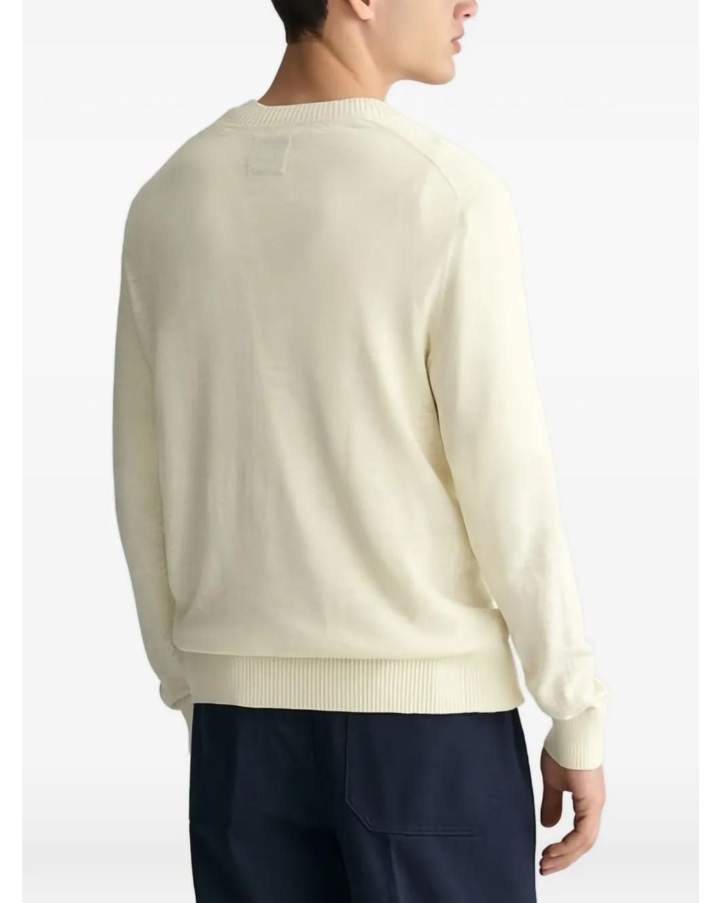 Gant Natural Round-Neck Sweater for men