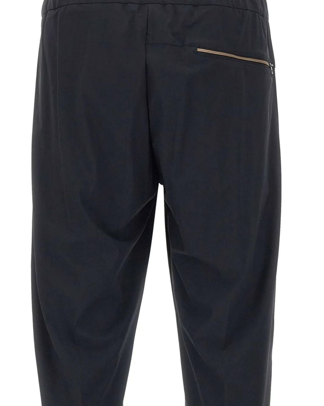 Devore Blue Elasticated Waistband Trousers for men