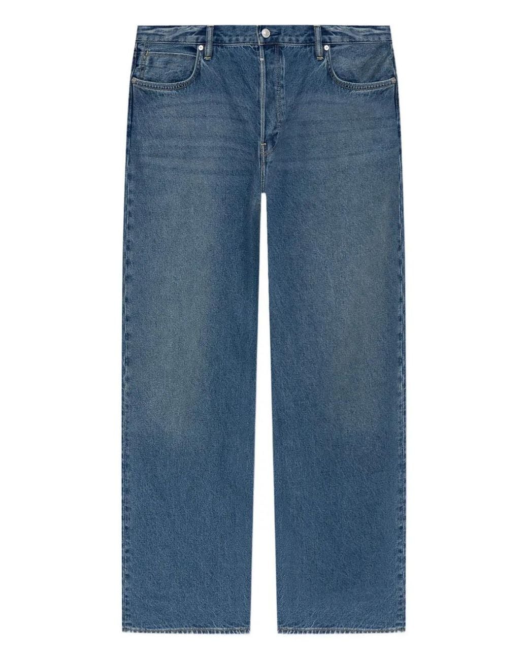 AllSaints Blue Five-Pocket Styling Jeans for men