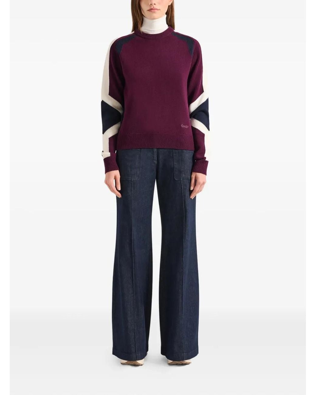 Fusalp Purple Rivena Sweater