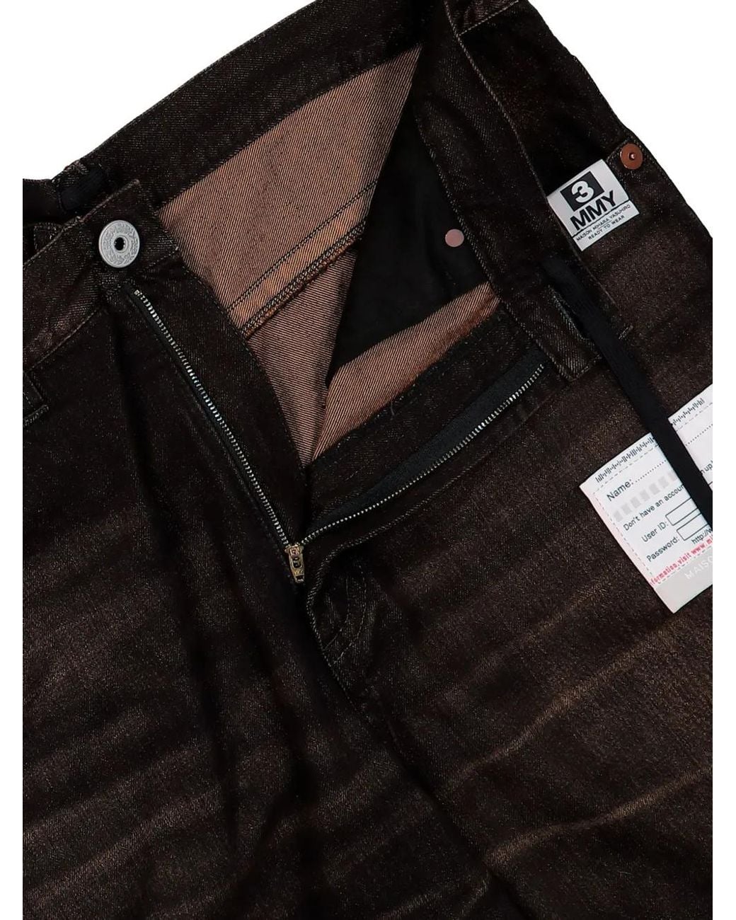 Maison Mihara Yasuhiro Black Pocket Jeans for men
