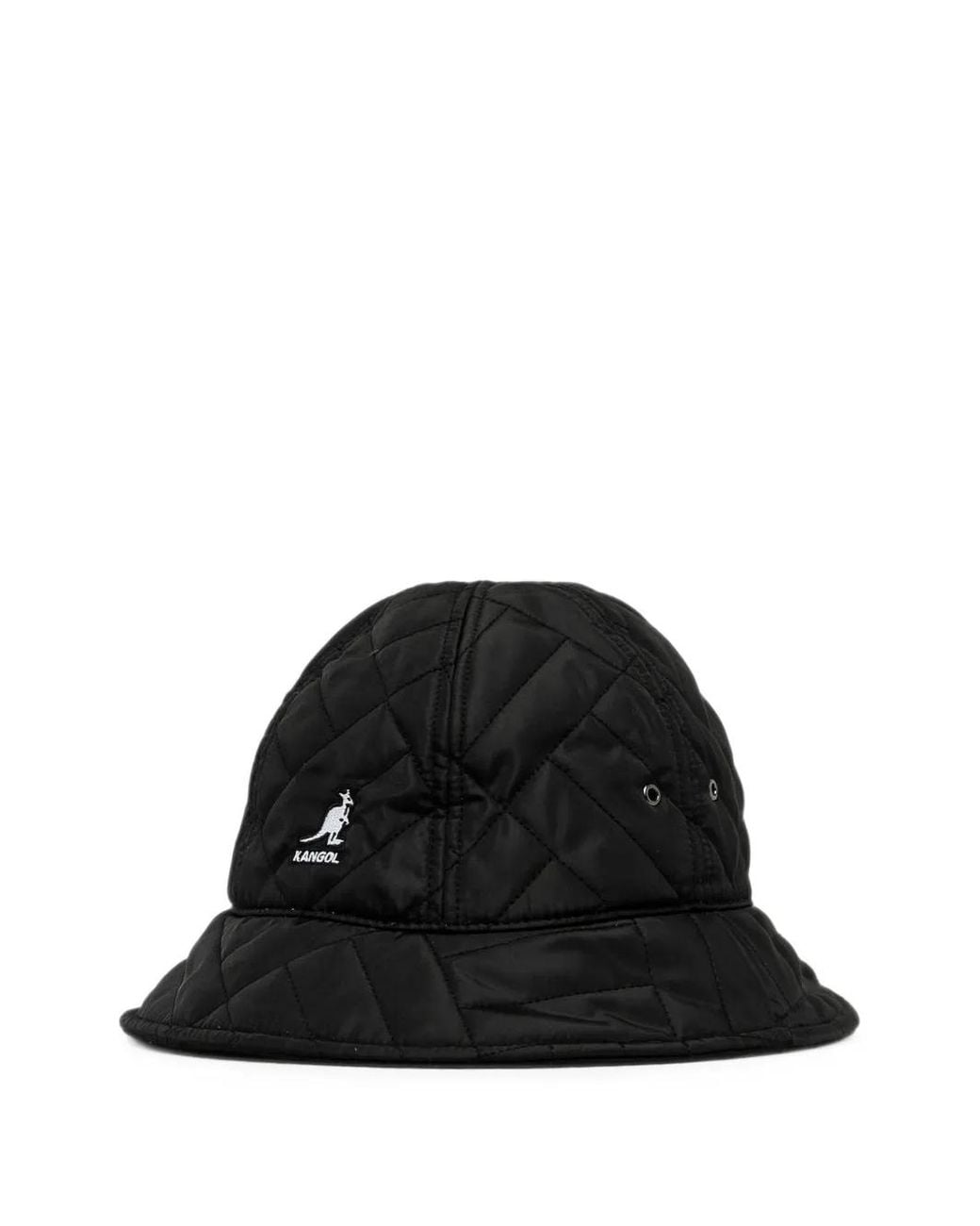 Cappello Bucket Trapuntato di Kangol in Black