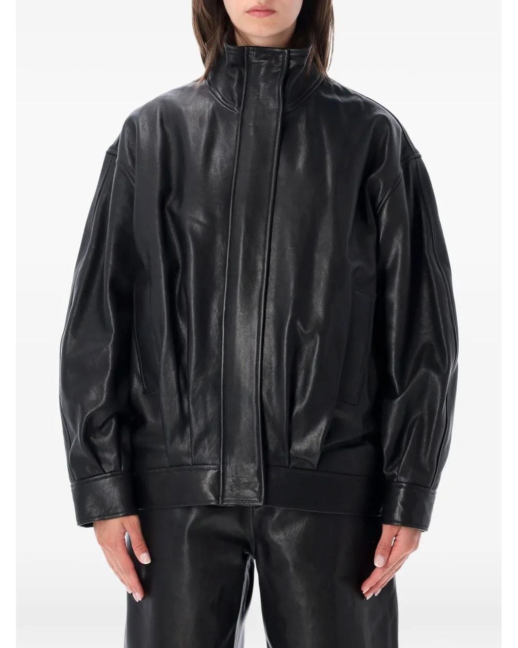 Arma Black Paula Leather Jacket