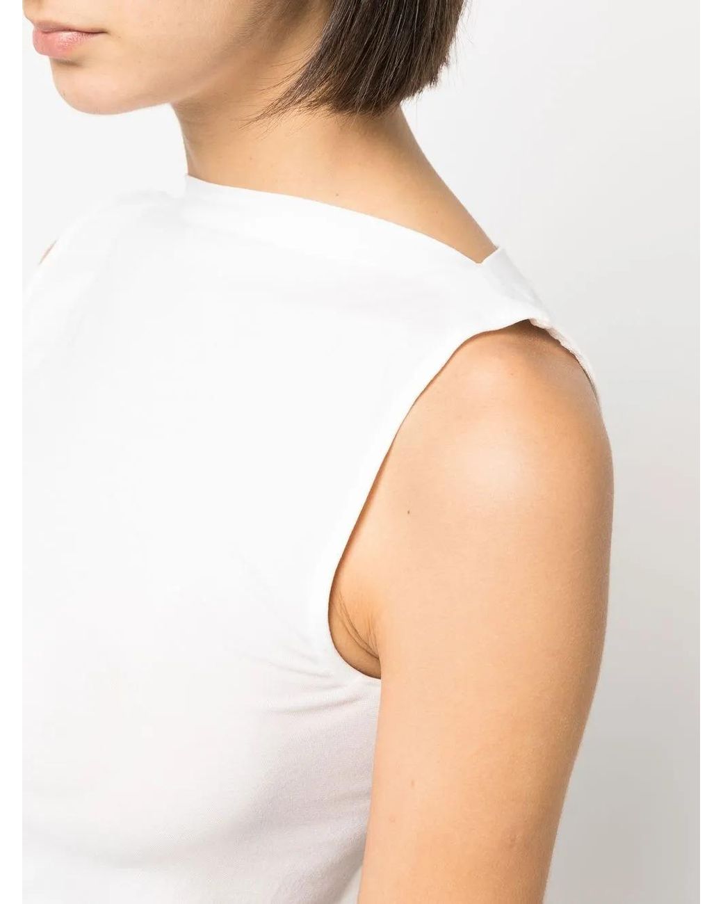 Wolford White Top With Boat Neckline