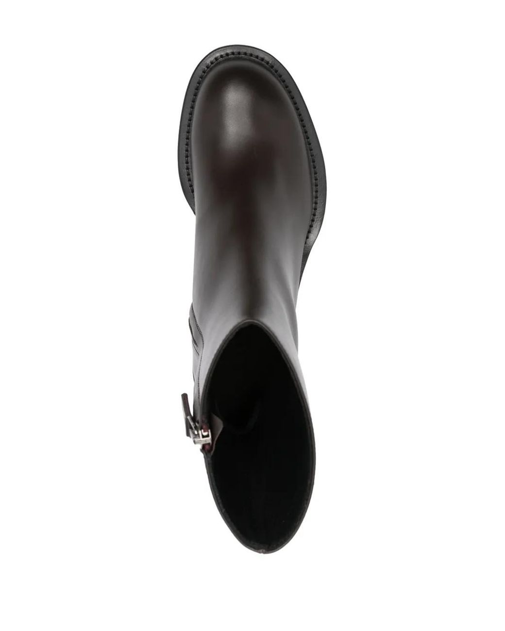 Lanvin Black Zip-Fastening Leather Ankle Boots