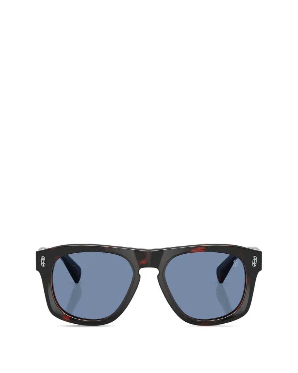 Brunello Cucinelli Blue Tortoiseshell-Effect Sunglasses for men