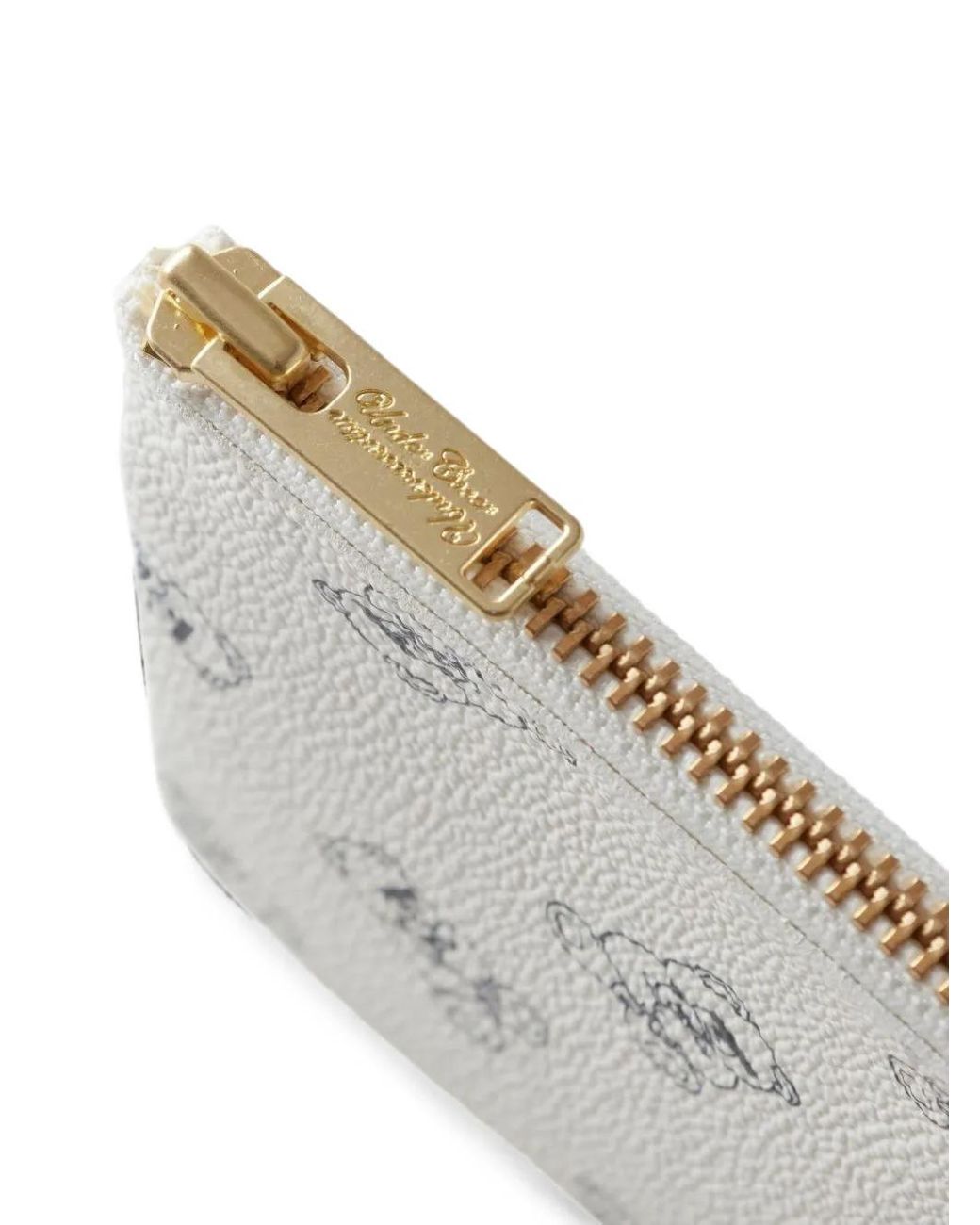 Undercover Gray Bear-Print Clutch Bag for men