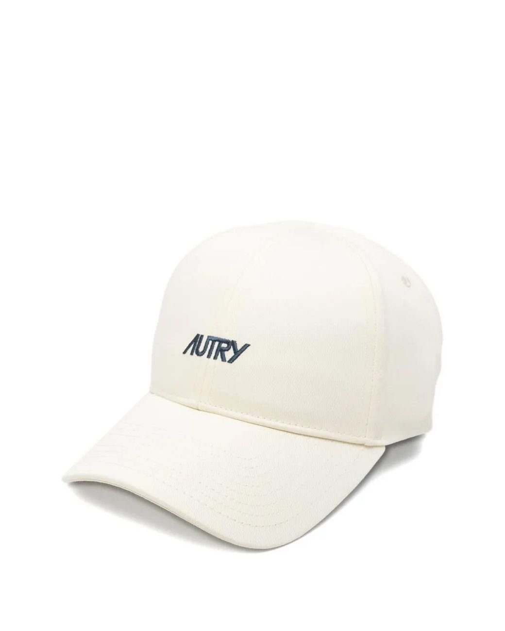 Autry White Bestickte Baseballkappe