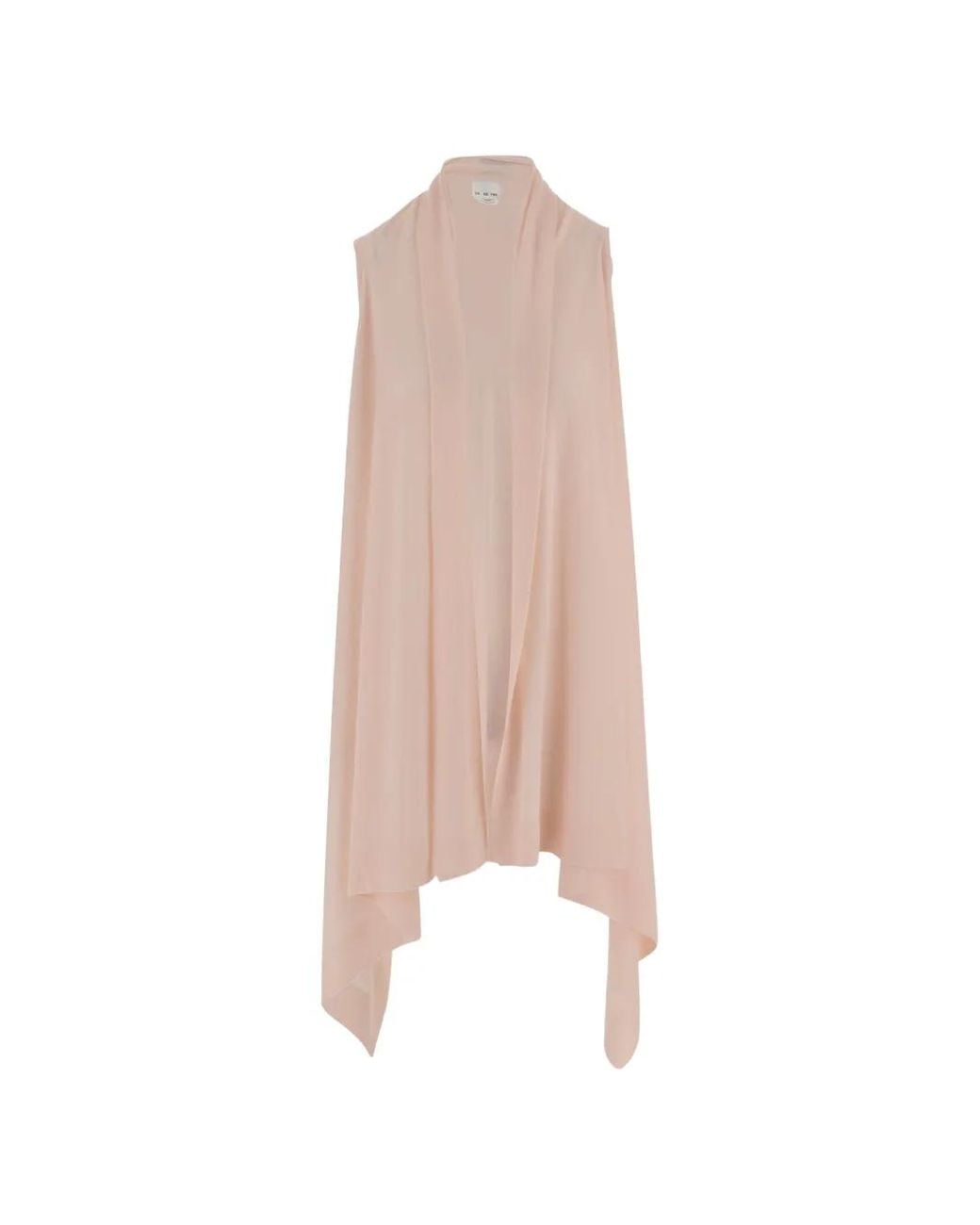 Sa Su Phi Pink Sleeveless Open Vest