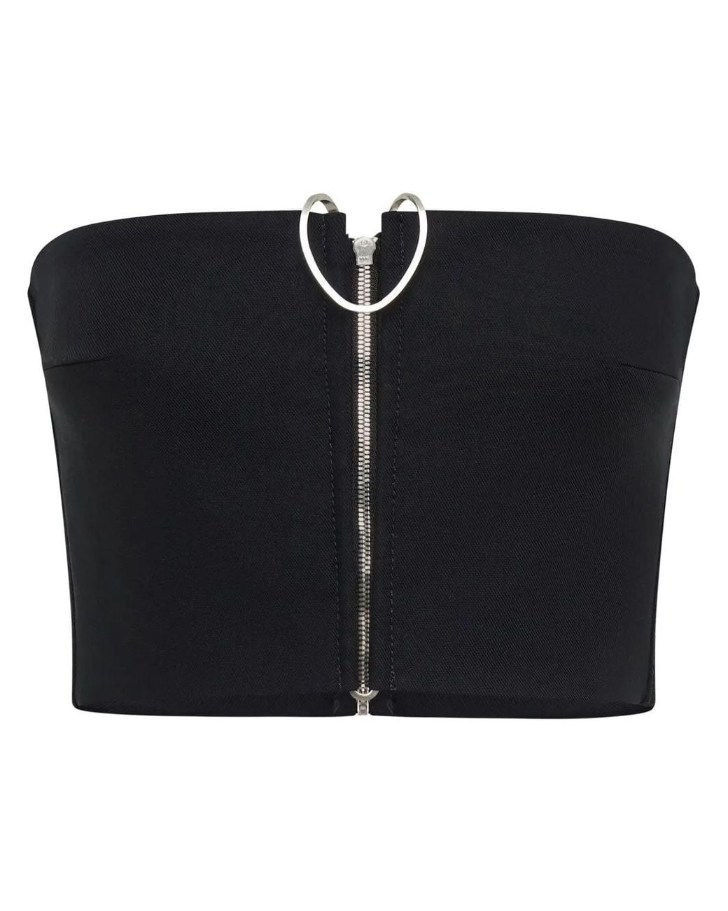 Dion Lee Blue Mobius Bandeau Top