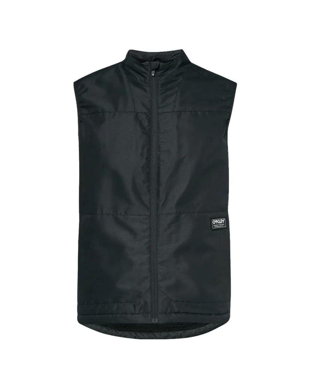 Oakley Black Oslo Sherpa Gilet for men