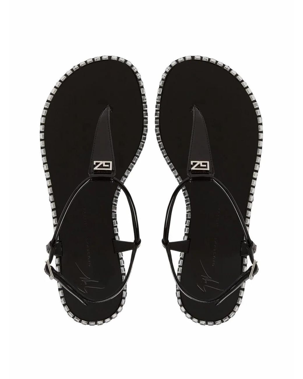 Giuseppe Zanotti Brown Bellatriks Studded Sandals
