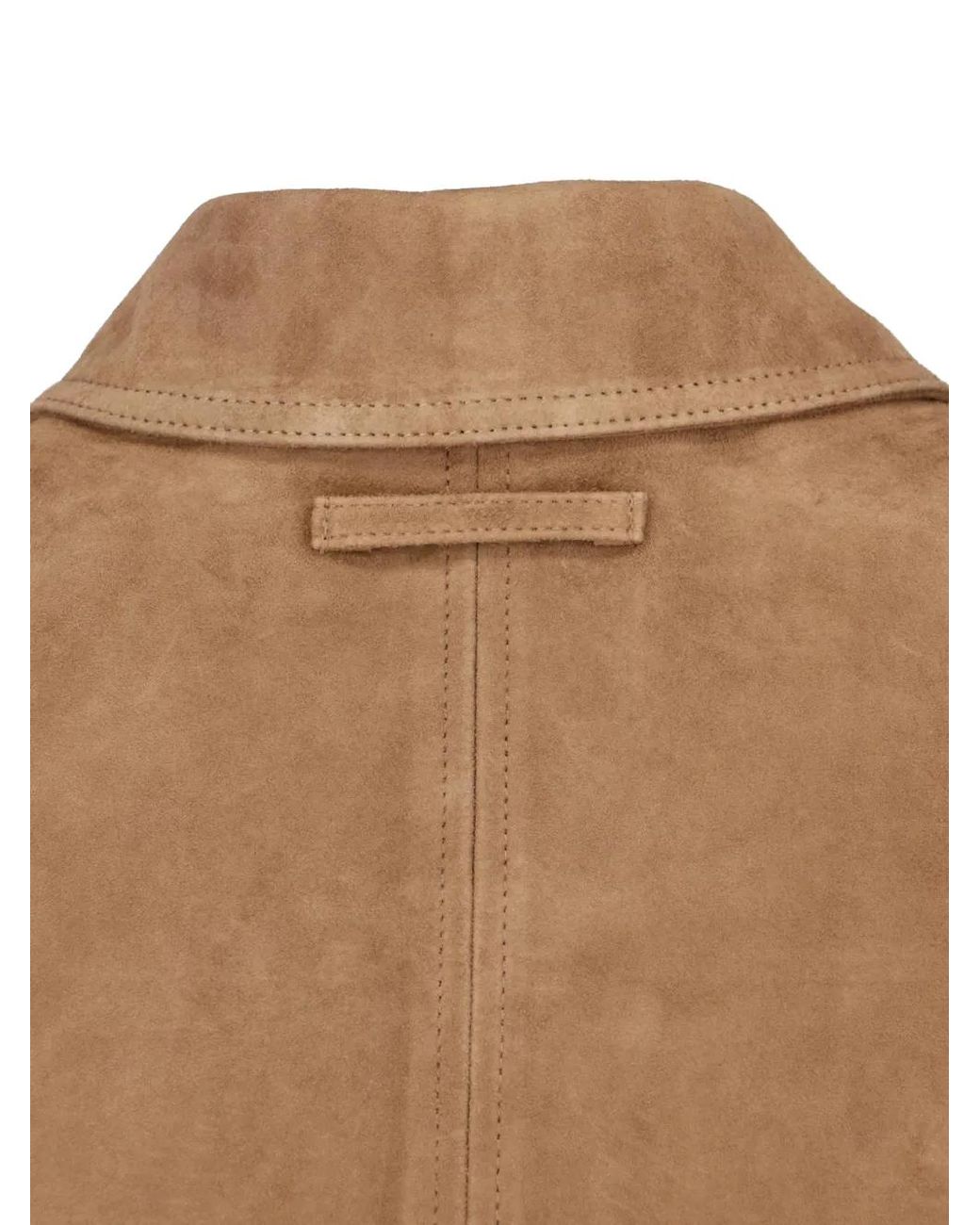 Low Classic Brown Suede Jacket