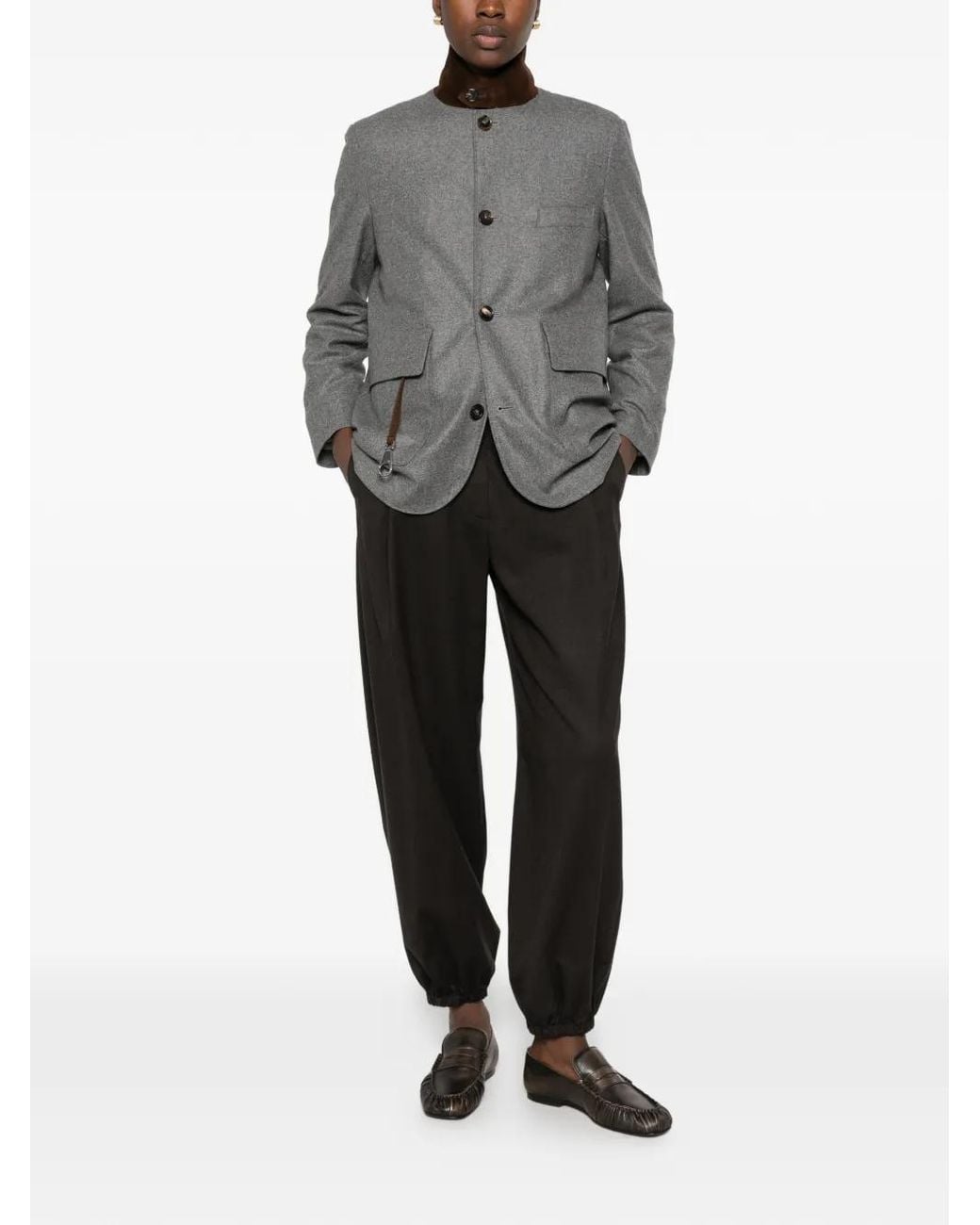 Loro Piana Gray Roadster Mini Jacket