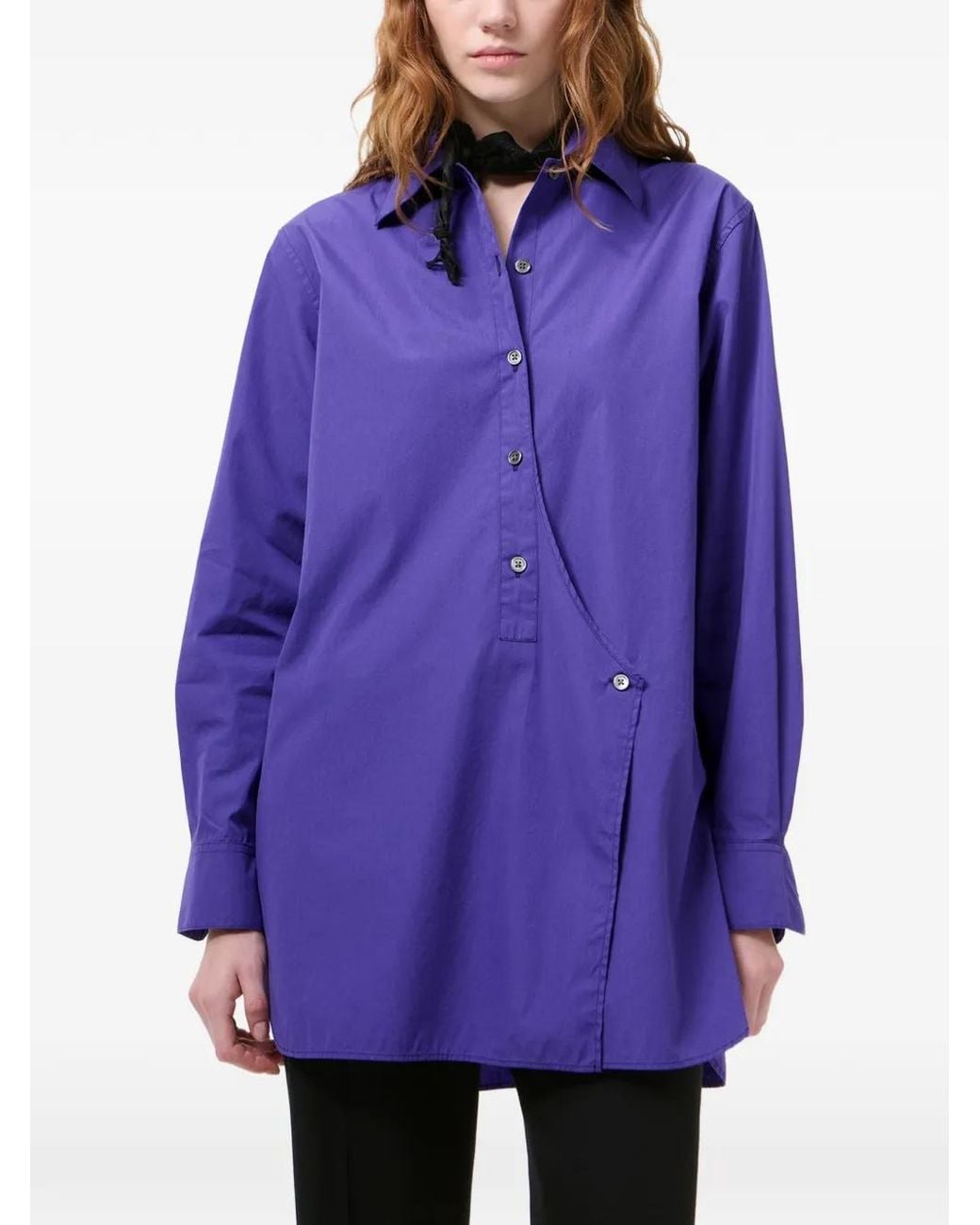 Our Legacy Purple Wave Shirt