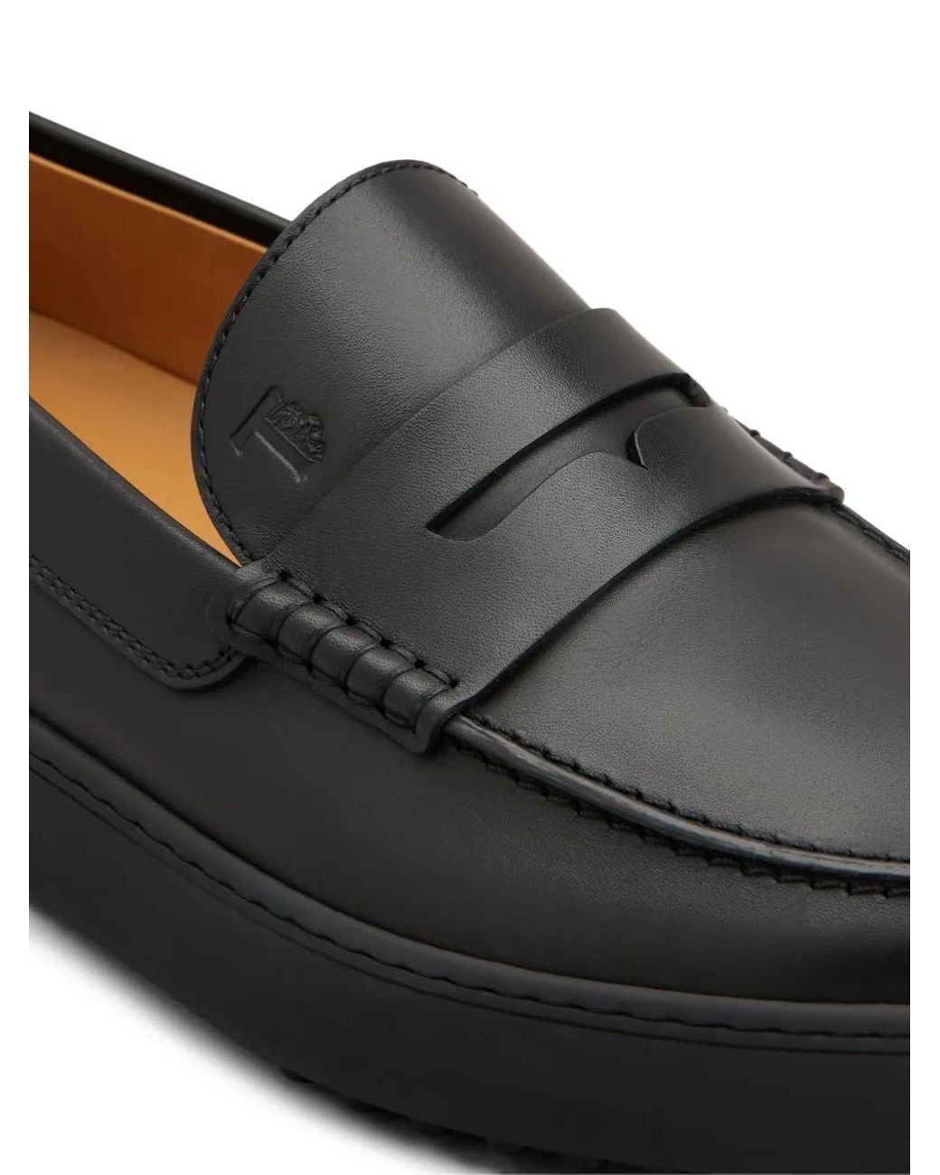 Tod's Black Winter Gommino Loafers for men