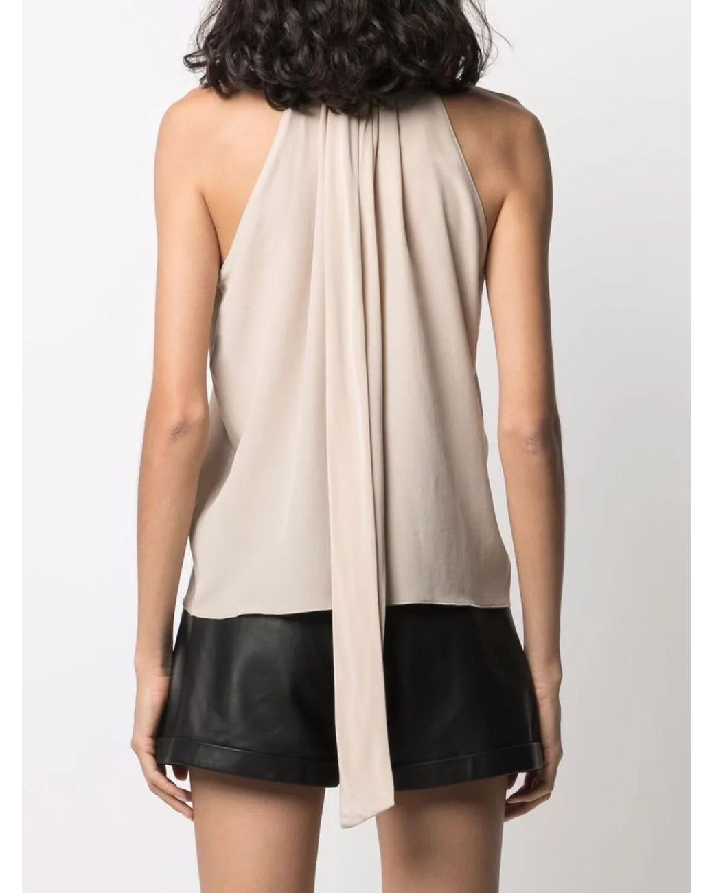Philipp Plein Multicolor High-Neck Chiffon Top