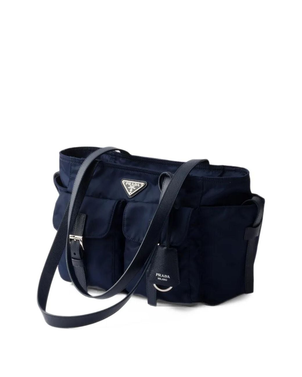 Prada Blue Small Re-Nylon Shoulder Bag