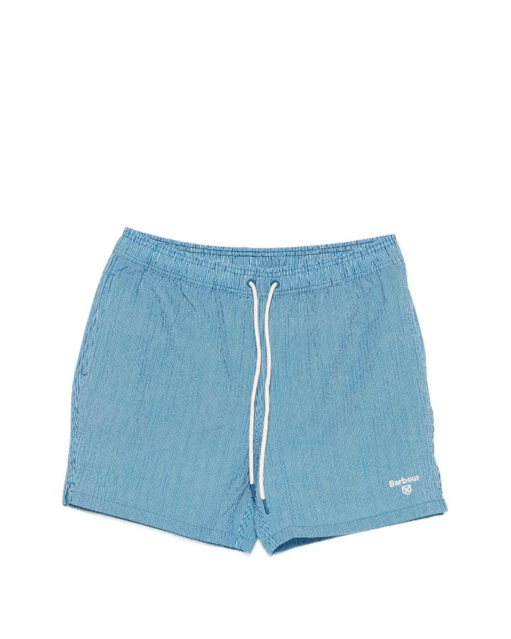 Barbour Blue Somerset Swim Short for men