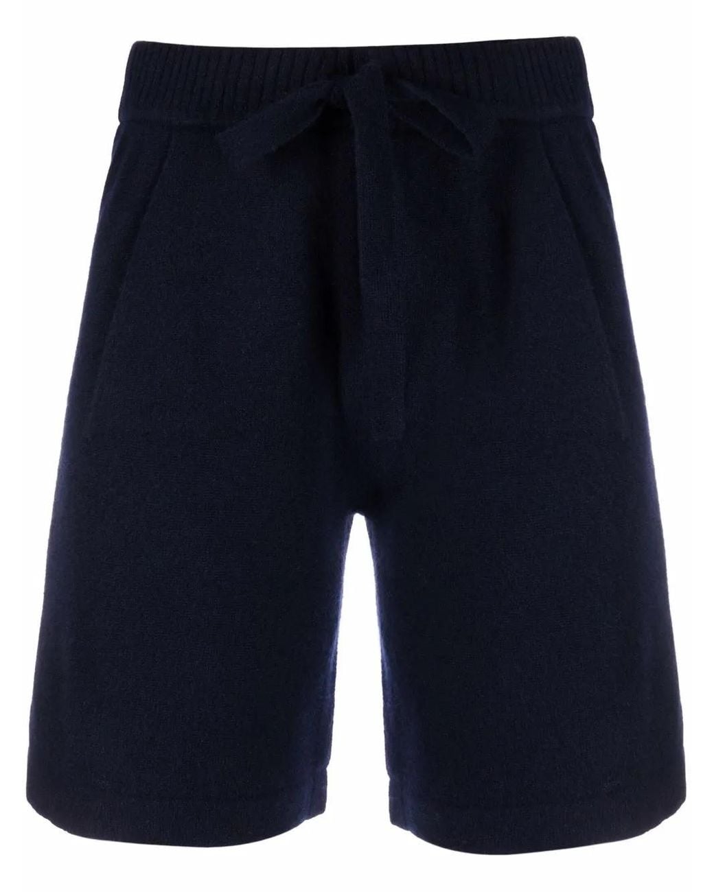 P.A.R.O.S.H. Blue Knitted Drawstring Waist Shorts