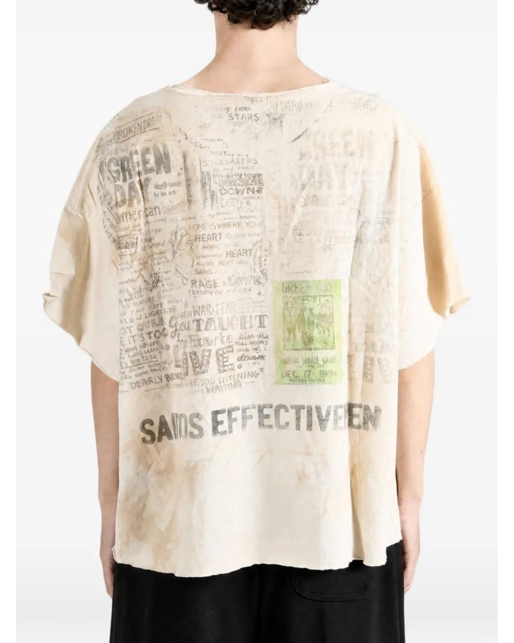 SAITOS White Day Raw-Cut T-Shirt