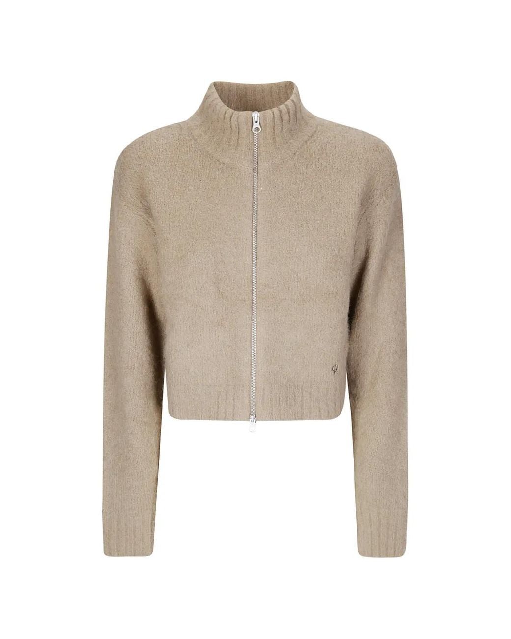 Samsøe & Samsøe Natural Sajeanne Zip-Up Cardigan