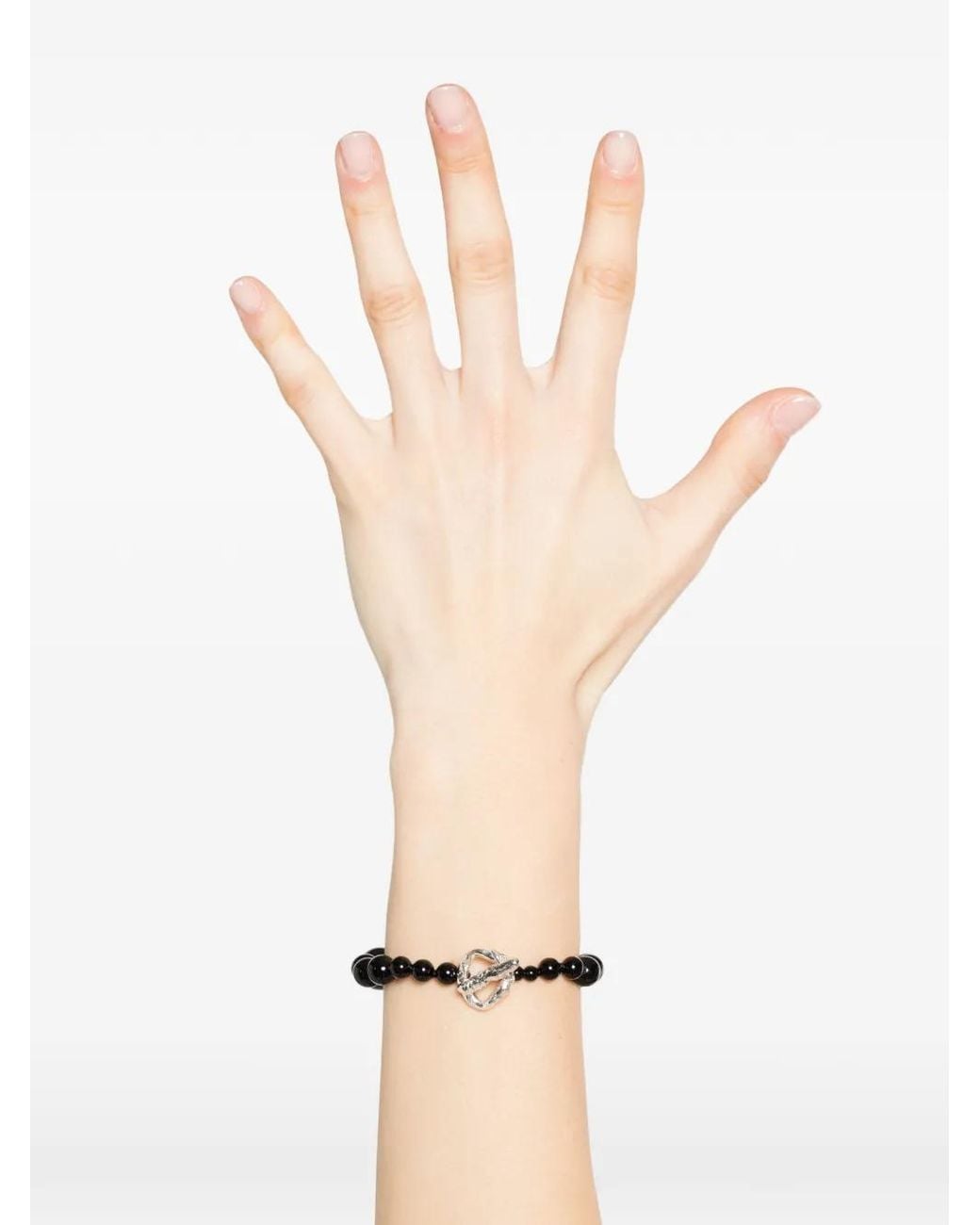 COMPLETEDWORKS Black Beaded Bracelet