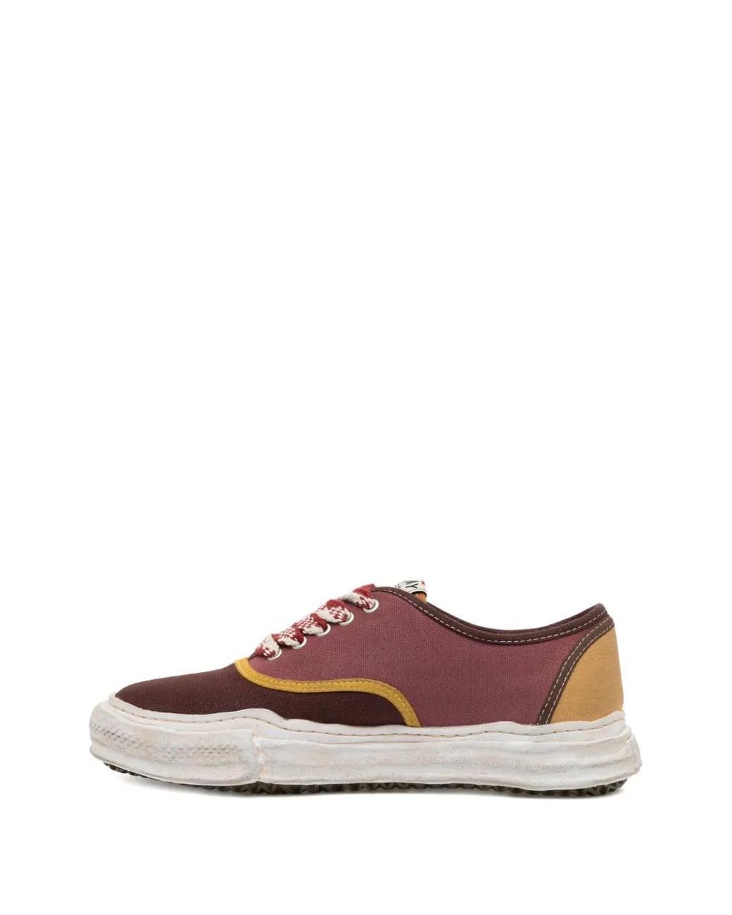 Maison Mihara Yasuhiro White Baker Og Sole Canvas Low-Top Sneakers for men