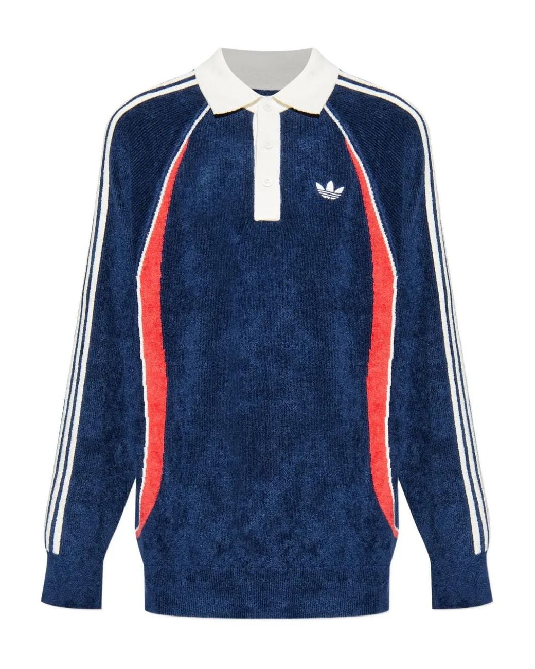 Adidas Blue Retro Remix Teamgeist Polo Sweater for men