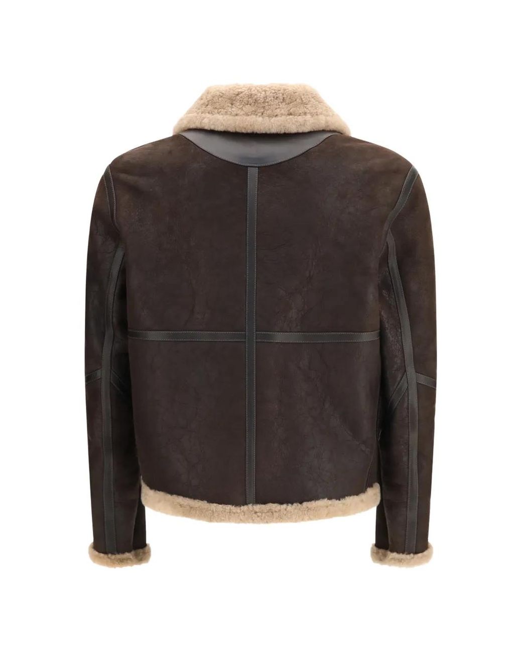 Belstaff Black Winterbrook Shearling-Trim Jacket for men